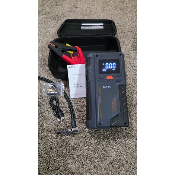 SUITU ST-9631 Pro Jump Starter with Air Compressor 20000mAh Portable Power Bank - Picture 10 of 16